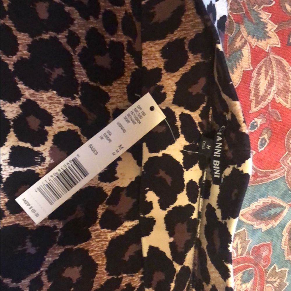 Gianni Bini leopard pencil skirt (NWT)
